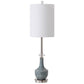 Uttermost Piers Mottled Blue Buffet Lamp | Modishstore | Table Lamps-7