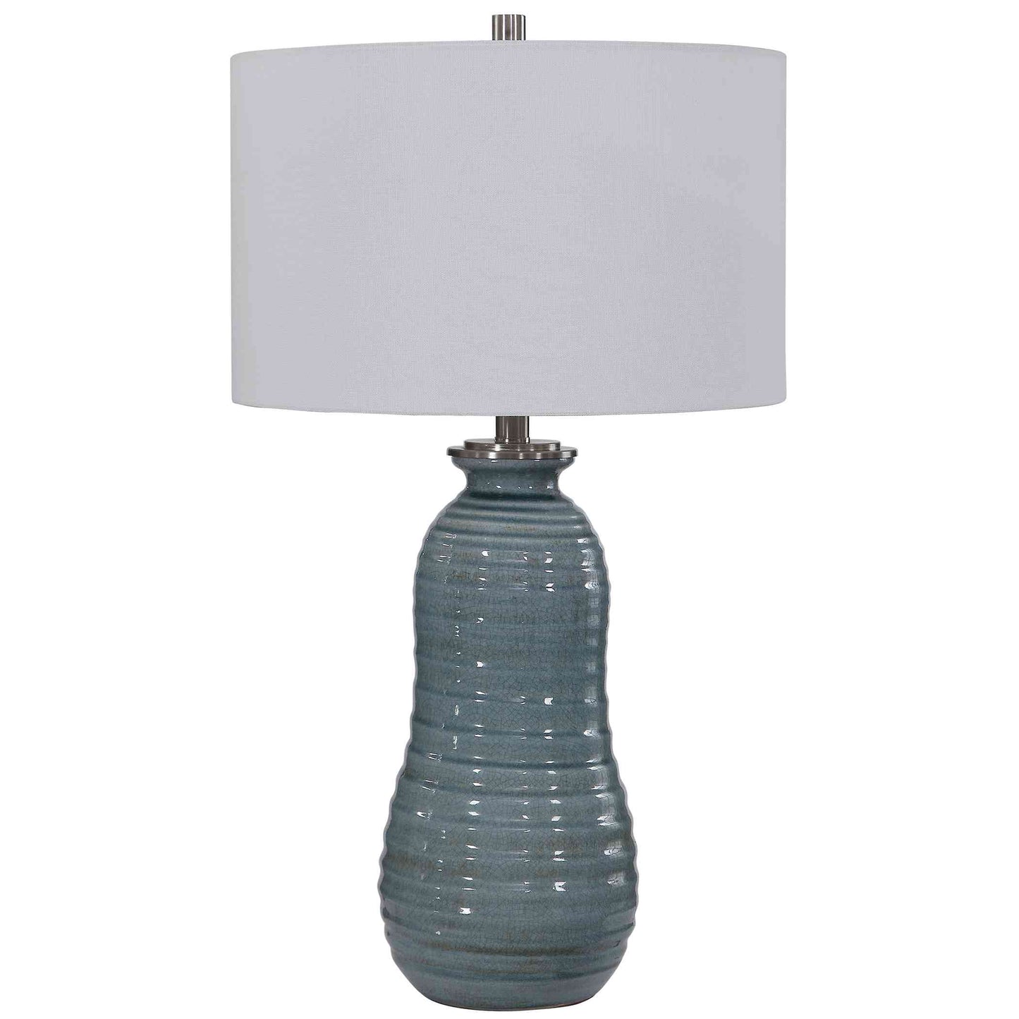 Uttermost Zaila Light Blue Table Lamp | Table Lamps | Modishstore - 4