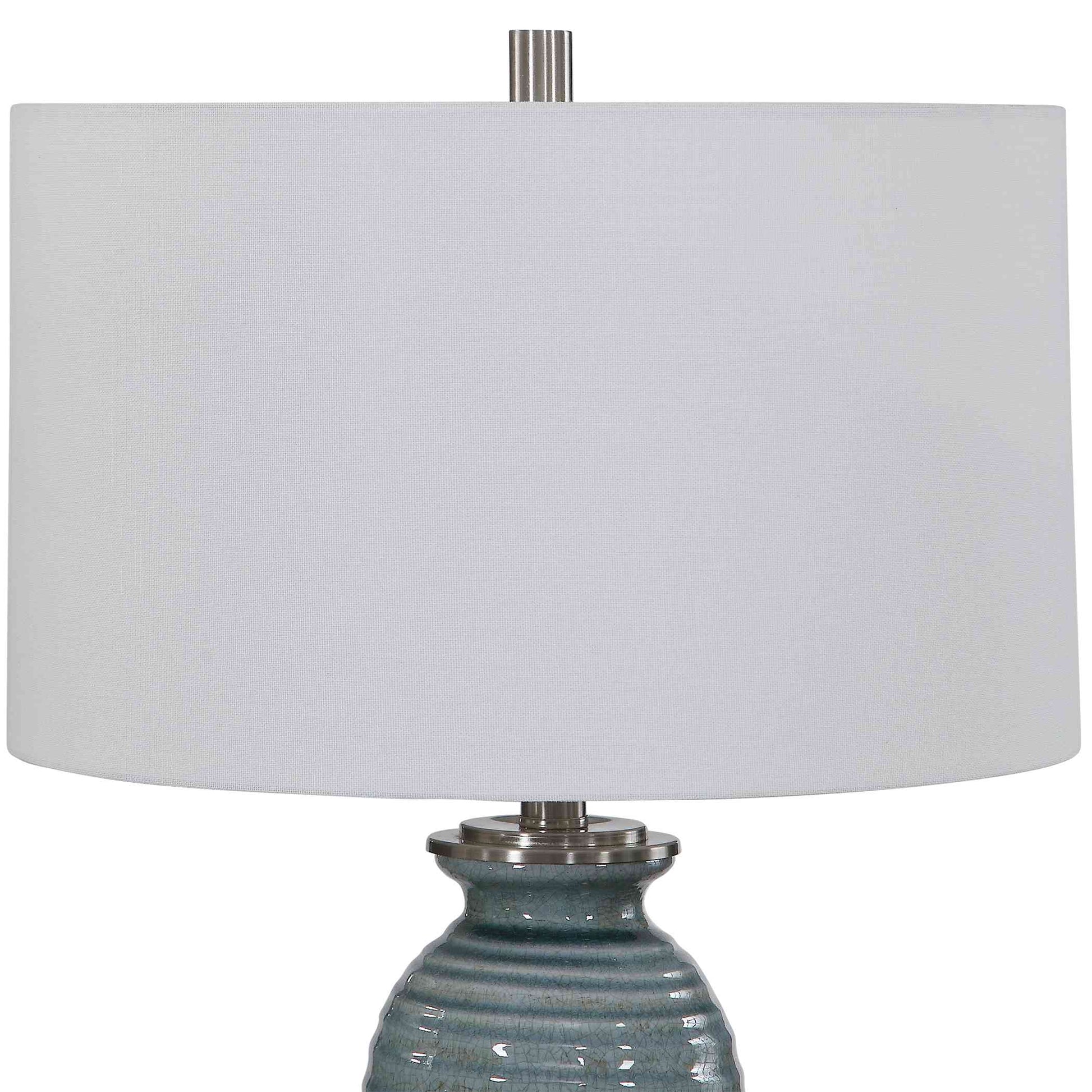 Uttermost Zaila Light Blue Table Lamp | Table Lamps | Modishstore - 3