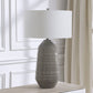 Uttermost Rewind Gray Table Lamp | Modishstore | Table Lamps