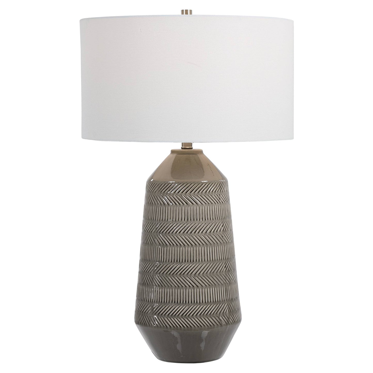 Uttermost Rewind Gray Table Lamp | Modishstore | Table Lamps-3