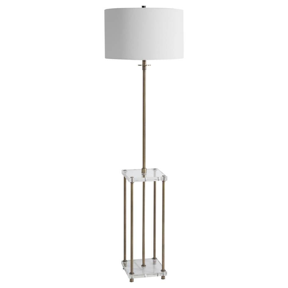 Uttermost Palladian Antique Brass Floor Lamp | Modishstore | Floor Lamps-5