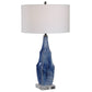 Uttermost Everard Blue Table Lamp | Modishstore | Table Lamps-6