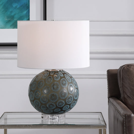 Uttermost Agate Slice Charcoal Table Lamp | Modishstore | Table Lamps