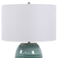 Uttermost Caicos Teal Table Lamp | Modishstore | Table Lamps-5