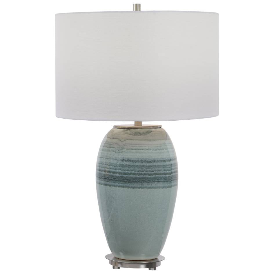 Uttermost Caicos Teal Table Lamp | Modishstore | Table Lamps-3