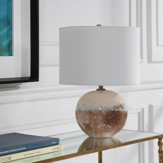 Uttermost Durango Terracotta Accent Lamp | Modishstore | Table Lamps