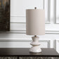 Uttermost Stevens Bleached Wood Buffet Lamp | Modishstore | Table Lamps