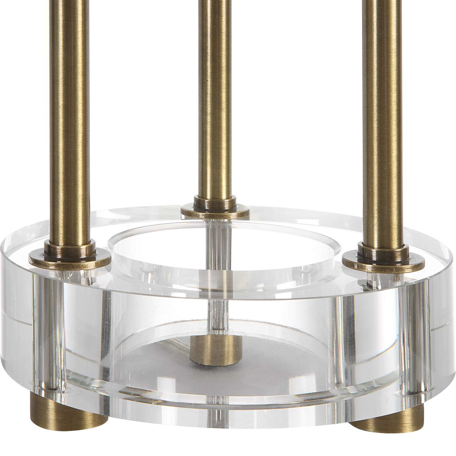 Uttermost Pantheon Brass Rod Table Lamp | Table Lamps | Modishstore - 5