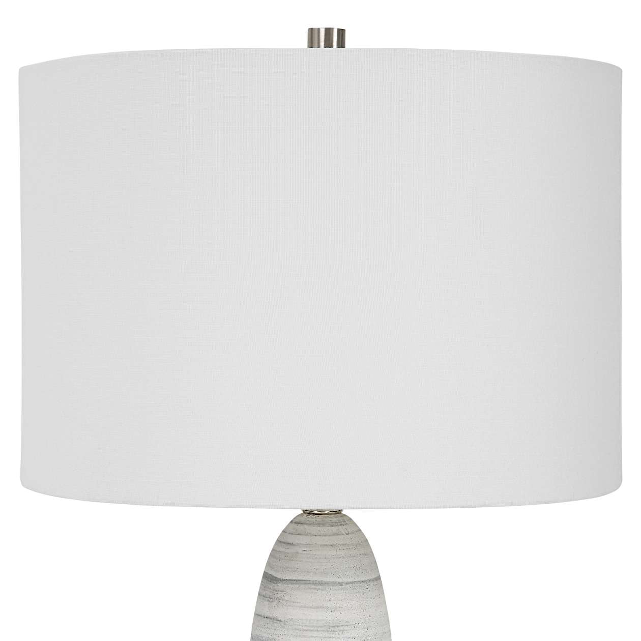 Uttermost Levadia Matte White Table Lamp | Table Lamps | Modishstore - 6