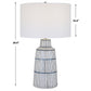 Uttermost Breton Nautical Stripe Table Lamp | Table Lamps | Modishstore - 3