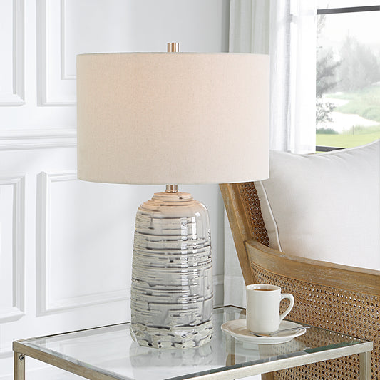 Uttermost Cyclone Ivory Table Lamp | Table Lamps | Modishstore