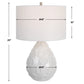 Uttermost Loop White Glaze Table Lamp | Table Lamps | Modishstore - 3