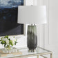Uttermost Campa Gray-Blue Table Lamp | Table Lamps | Modishstore - 4
