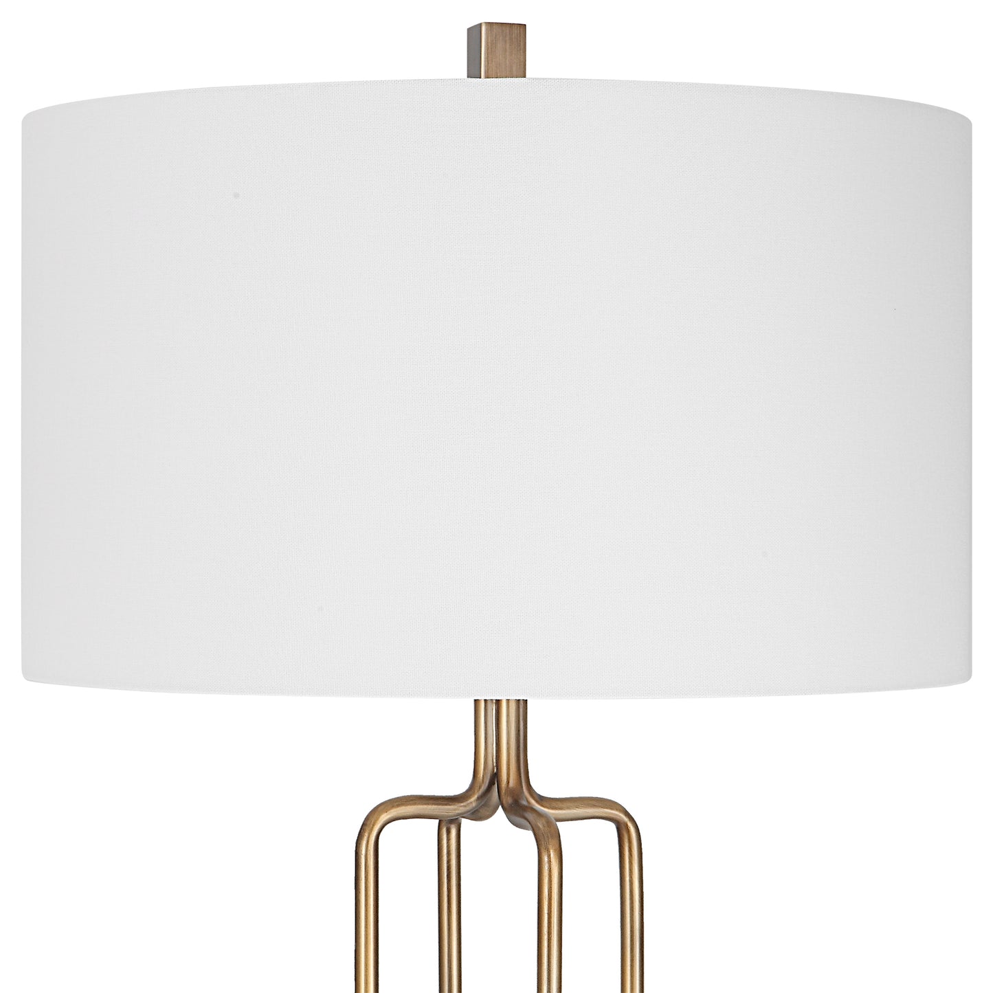 Uttermost Link Brushed Gold Floor Lamp | Floor Lamps | Modishstore - 6