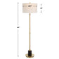 Uttermost Guard Brass Floor Lamp | Floor Lamps | Modishstore - 3