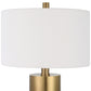 Uttermost Adelia Ivory & Brass Table Lamp | Table Lamps | Modishstore - 6
