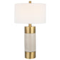 Uttermost Adelia Ivory & Brass Table Lamp | Table Lamps | Modishstore - 2
