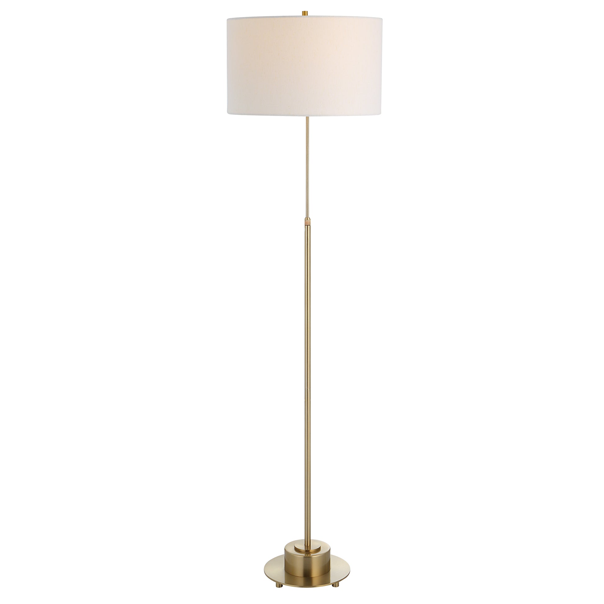 Uttermost Prominence Brass Floor Lamp | Floor Lamps | Modishstore - 2
