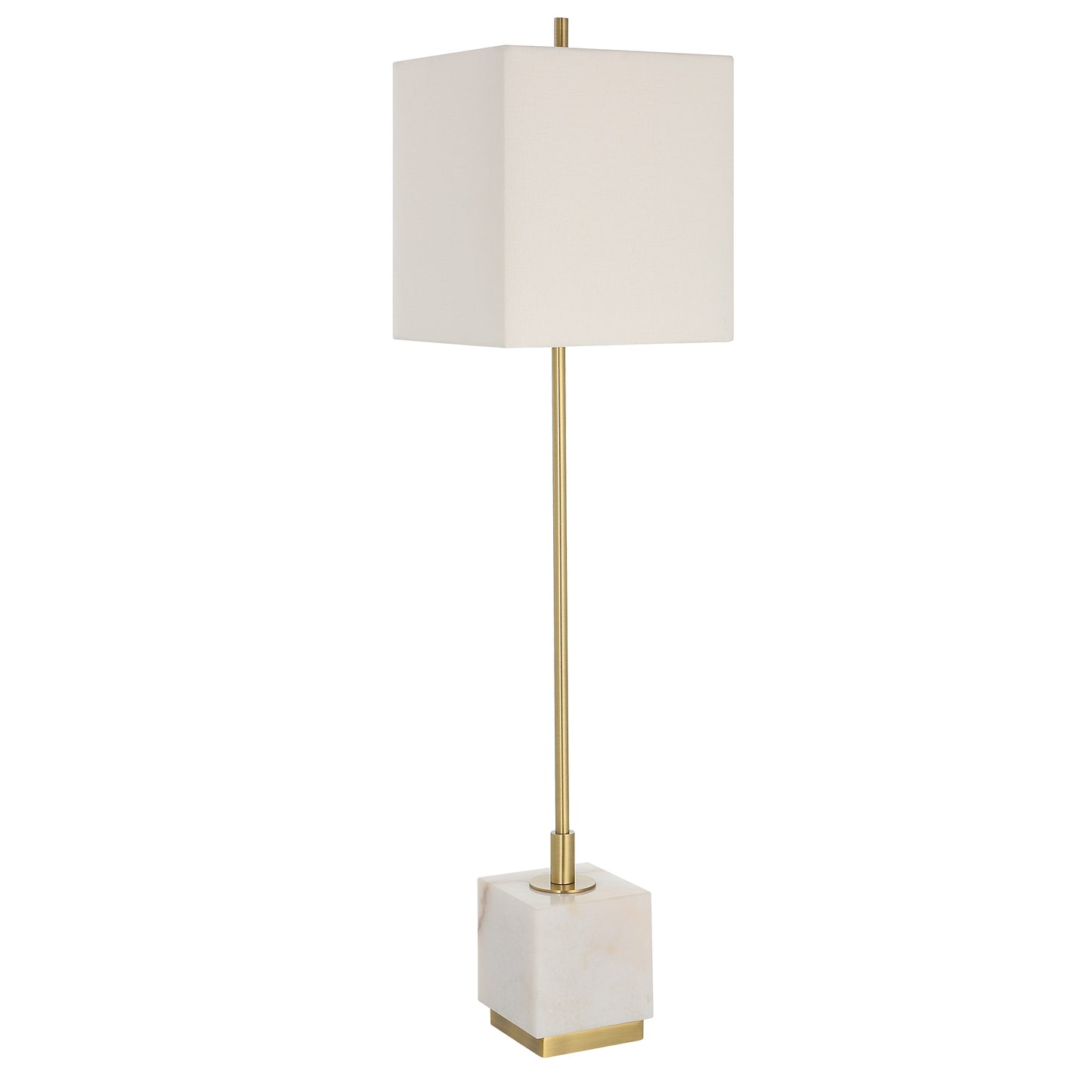 Uttermost Escort Brass Buffet Lamp | Floor Lamps | Modishstore - 5