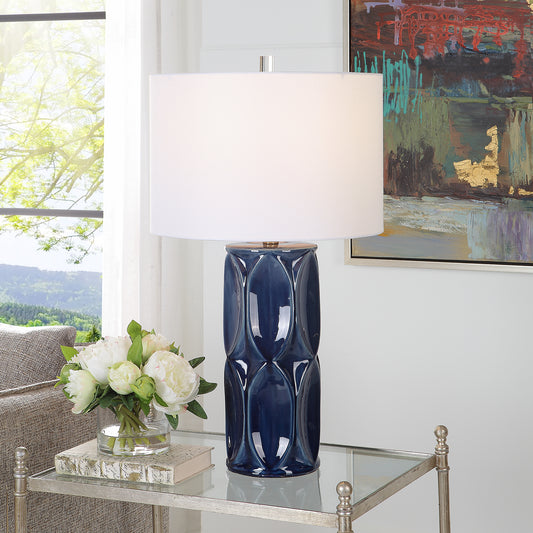 Uttermost Sinclair Blue Table Lamp | Table Lamps | Modishstore