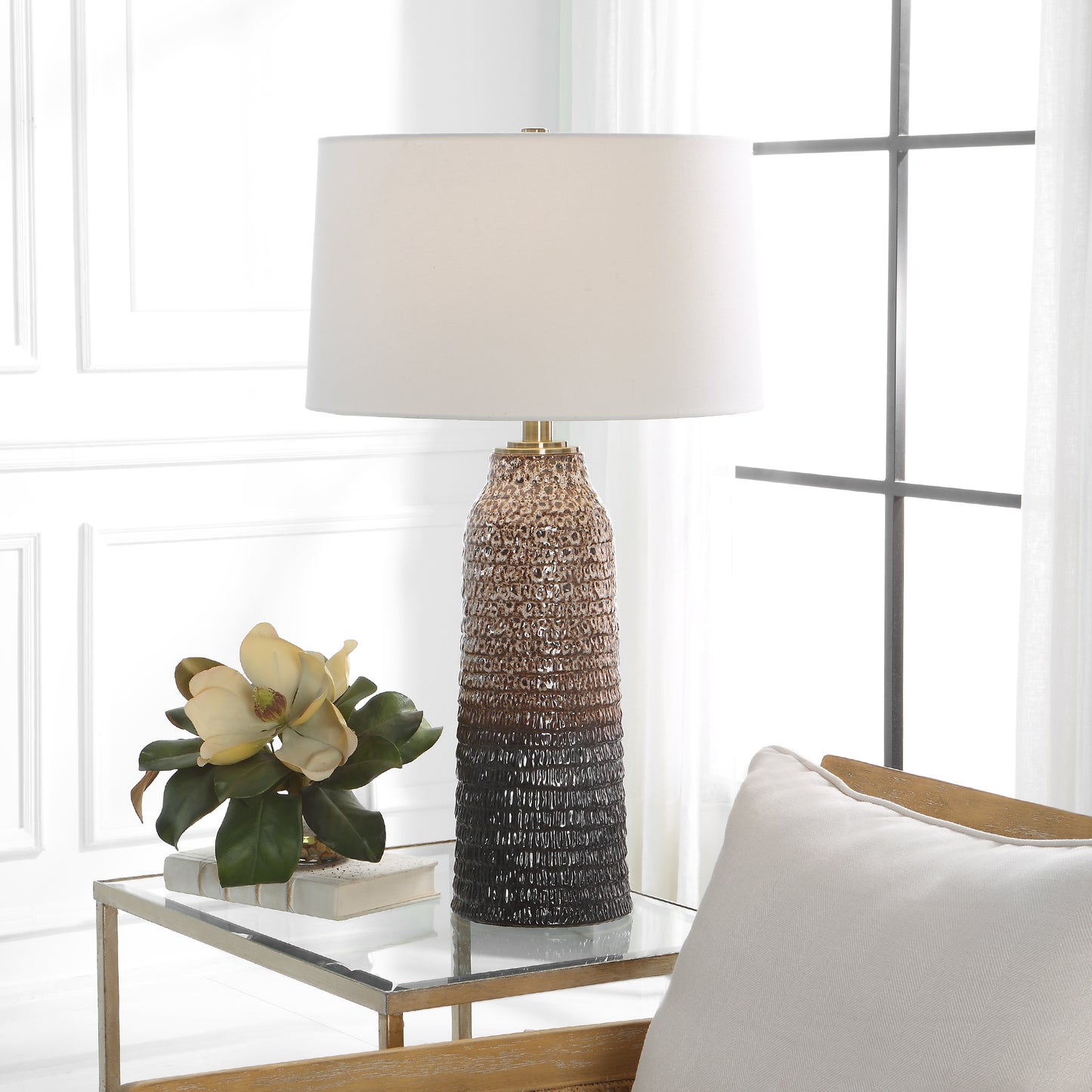 Uttermost Padma Mottled Table Lamp | Table Lamps | Modishstore