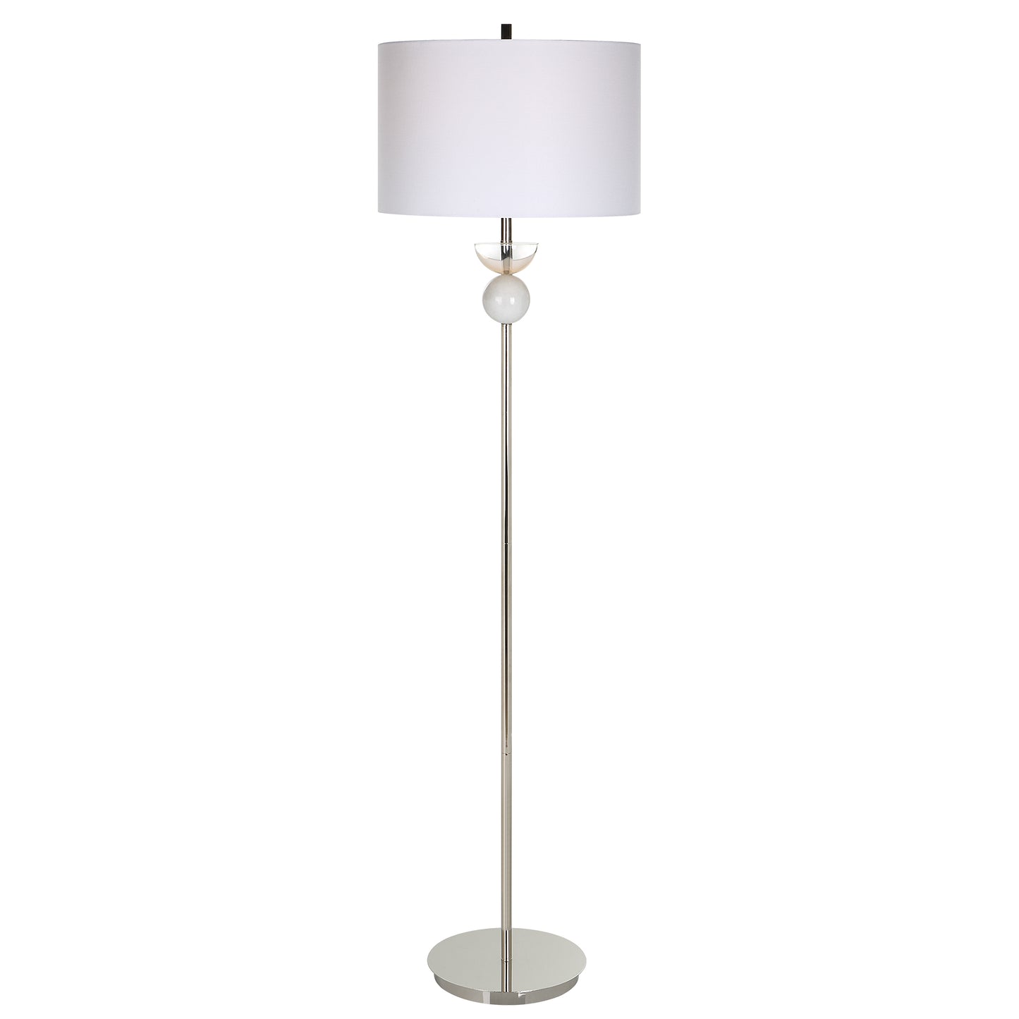 Uttermost Exposition Nickel Floor Lamp | Floor Lamps | Modishstore - 2