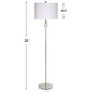 Uttermost Exposition Nickel Floor Lamp | Floor Lamps | Modishstore - 3