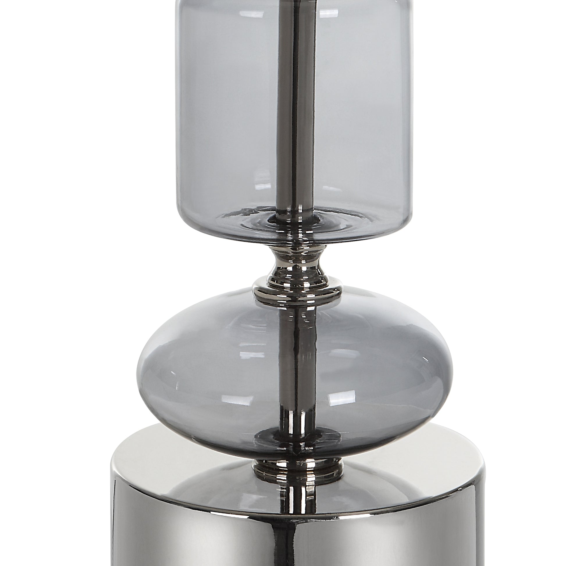 Uttermost Stratus Gray Glass Buffet Lamp | Table Lamps | Modishstore - 7