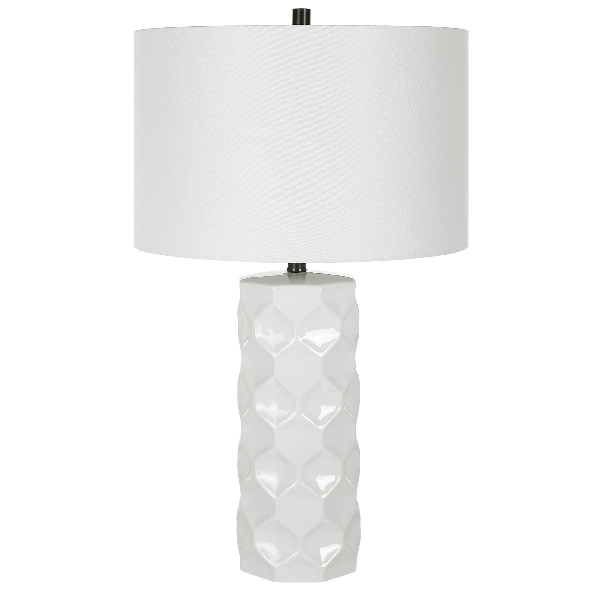 Uttermost Honeycomb White Table Lamp | Table Lamps | Modishstore - 5