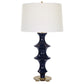 Uttermost Coil Sculpted Blue Table Lamp | Table Lamps | Modishstore