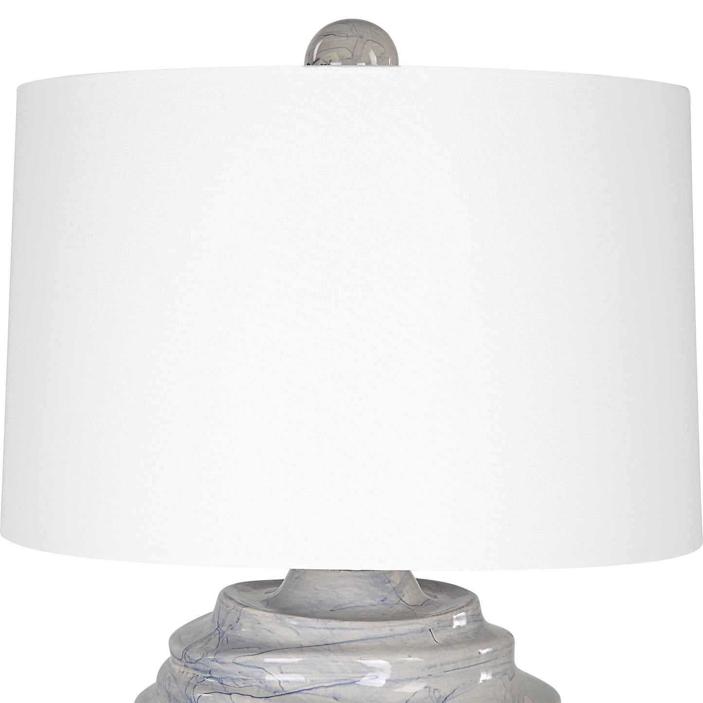 Uttermost Waves Blue & White Accent Lamp | Table Lamps | Modishstore - 7