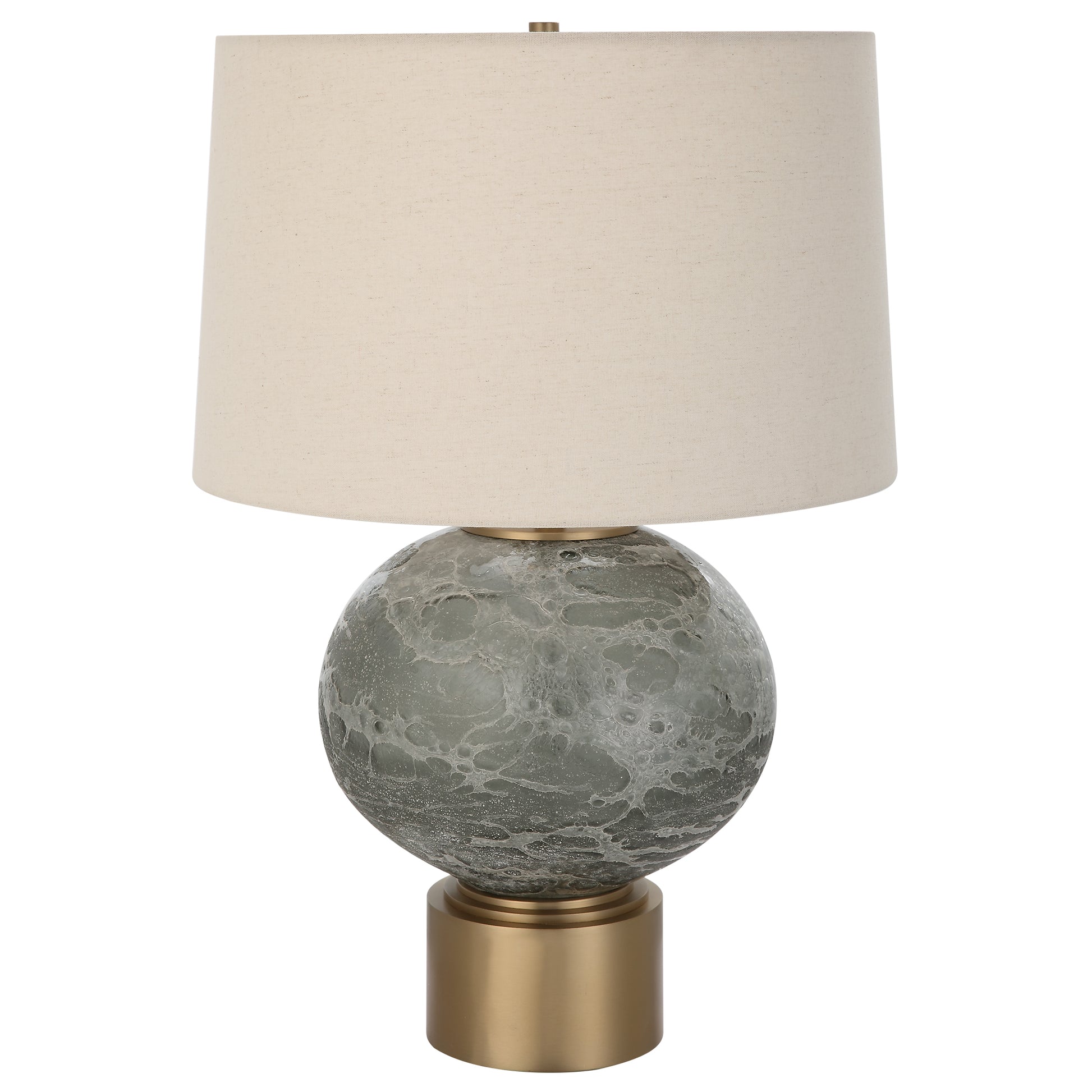 Uttermost Lunia Gray Glass Table Lamp | Table Lamps | Modishstore - 5