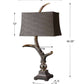 Uttermost Stag Horn Dark Shade Table Lamp | Table Lamps | Modishstore - 3