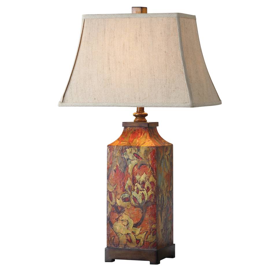Uttermost Colorful Flowers Table Lamp | Modishstore | Table Lamps-2
