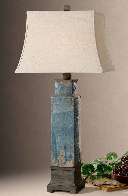 Uttermost Soprana Blue Table Lamp | Modishstore | Table Lamps