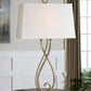 Uttermost Ferndale Scroll Metal Lamp | Modishstore | Table Lamps