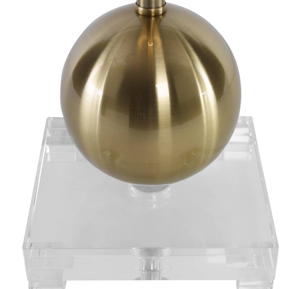 Uttermost Laton Brass Buffet Lamp | Modishstore | Table Lamps-3
