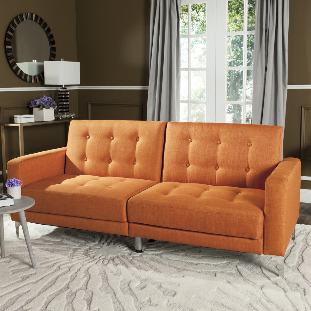 Safavieh Soho Tufted Foldable Sofa Bed | Sofas | Modishstore - 1