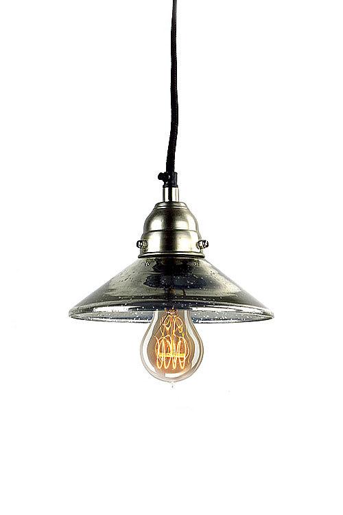 Vagabond Vintage Classic Mercury Glass Pendant Lamp | Modishstore | Pendant Lamps-2