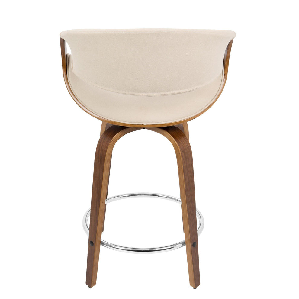 LumiSource Curvini 24'' Counter Stool - Set of 2 | Modishstore | Counter Stools-10