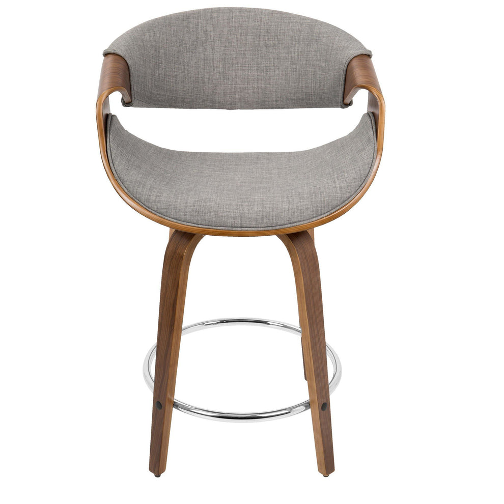 LumiSource Curvini 24'' Counter Stool - Set of 2 | Modishstore | Counter Stools-15