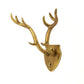 Vagabond Vintage Cast Iron Gold Leaf Antler Hook - Set of 2 | Modishstore | Hooks & Racks-2