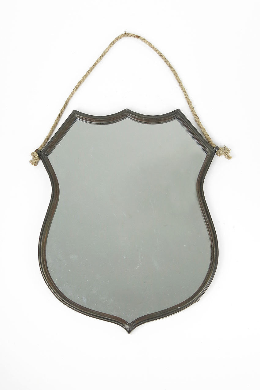 Vagabond Vintage Iron Shield Frame Mirror | Modishstore | Mirrors-2