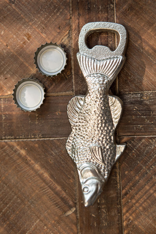 Vagabond Vintage Metal Fish Bottle Opener - Set of 3 | Modishstore | Wine & Bar Accessories