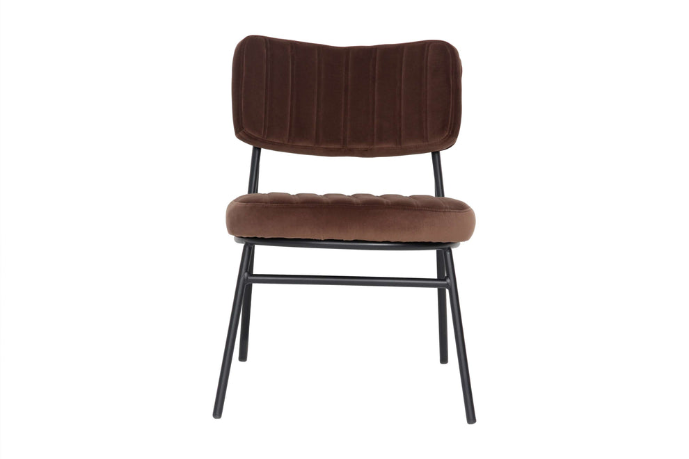 LeisureMod Marilane Velvet Accent Chair With Metal Frame | Accent Chairs | Modishstore - 4