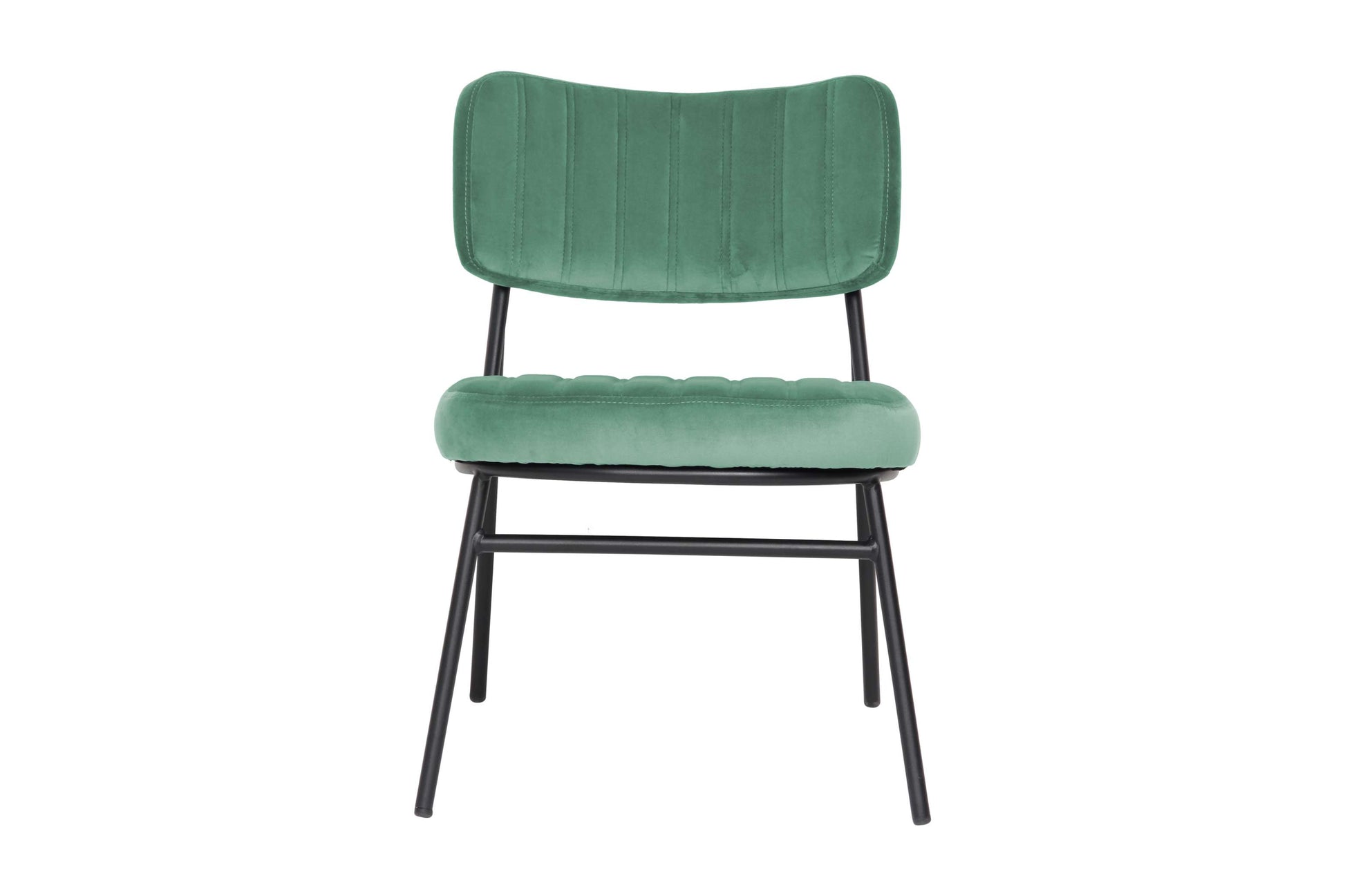 LeisureMod Marilane Velvet Accent Chair With Metal Frame Set of 2 | Accent Chairs | Modishstore - 4