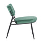 LeisureMod Marilane Velvet Accent Chair With Metal Frame | Accent Chairs | Modishstore - 4