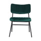 LeisureMod Marilane Velvet Accent Chair With Metal Frame Set of 2 | Accent Chairs | Modishstore - 8