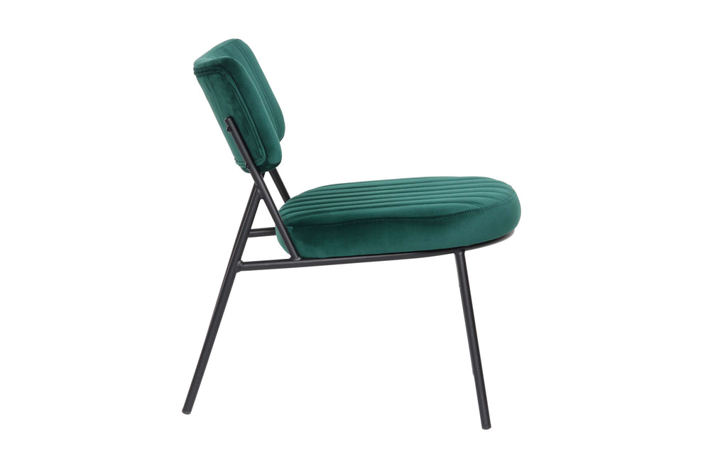 LeisureMod Marilane Velvet Accent Chair With Metal Frame Set of 2 | Accent Chairs | Modishstore - 7